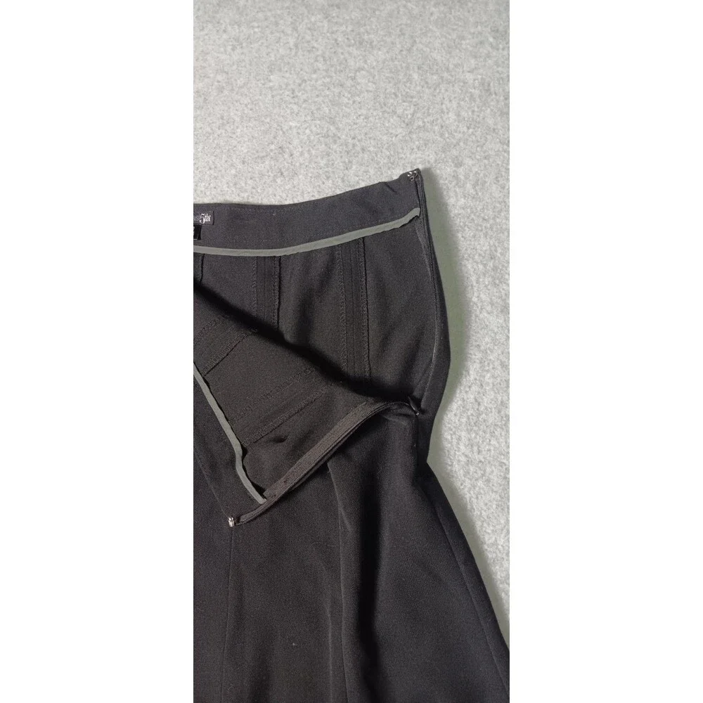 East 5th Flared Trumpet Gored Mermaid Skirt 12 Black Office Siren Minimalist Y2K